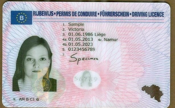 Belgian-driver-license